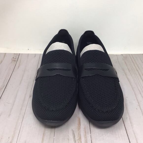Cole Haan Zerogrand Meritt Stitchlite Flats Womens 9 Black Loafer Slip On - Picture 1 of 6